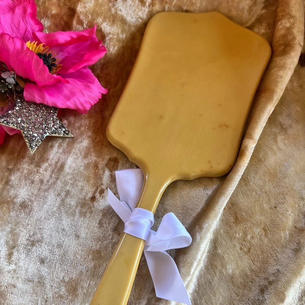 Vintage 1920s Handheld Vanity Boudoir Mirror